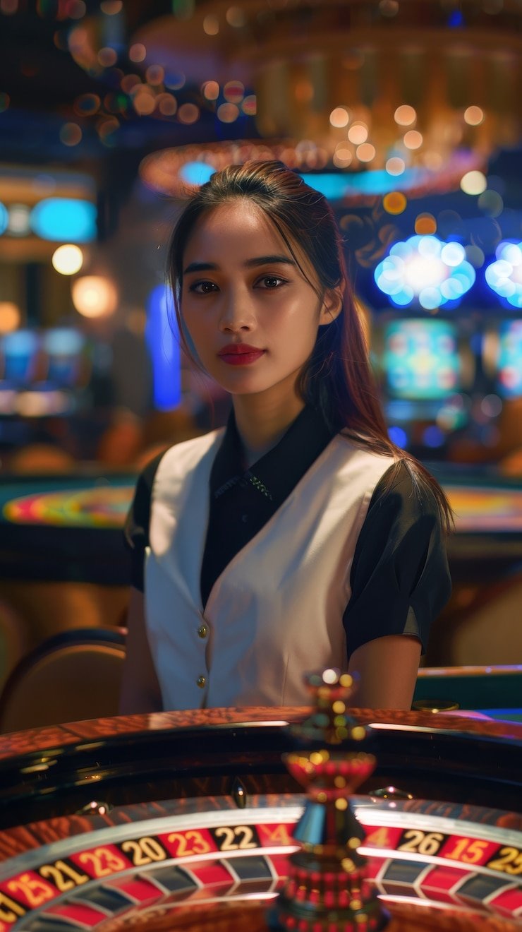 Studio live Speed Baccarat dengan dealer profesional